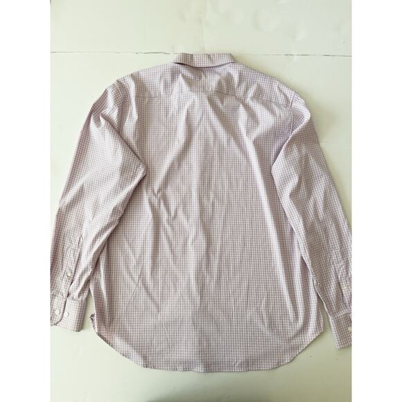 Bonobos Slim Fit Stretch Shirt Men XL Purple Check Lightweight Business Casual - Picture 9 of 9